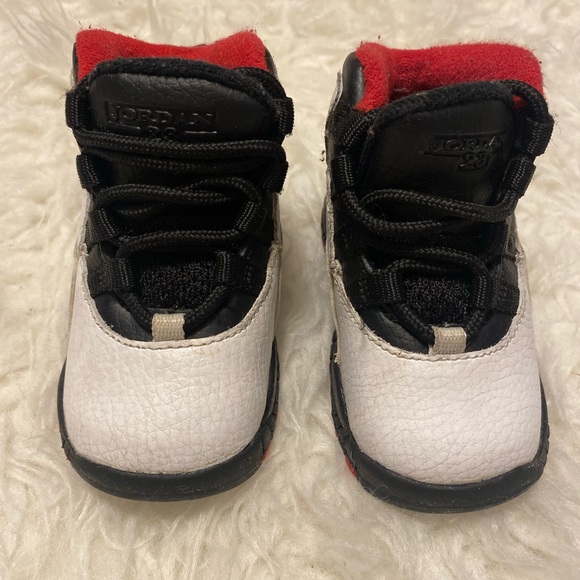 GUC✨ Infant Air Jordan 10 Retro BT 'Double Nickel' 4c - Picture 5 of 7